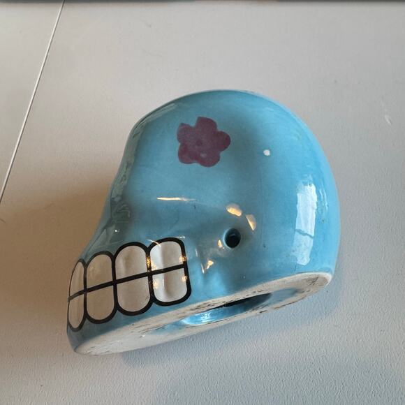 Blue Candy Skull - Picture 5 of 7